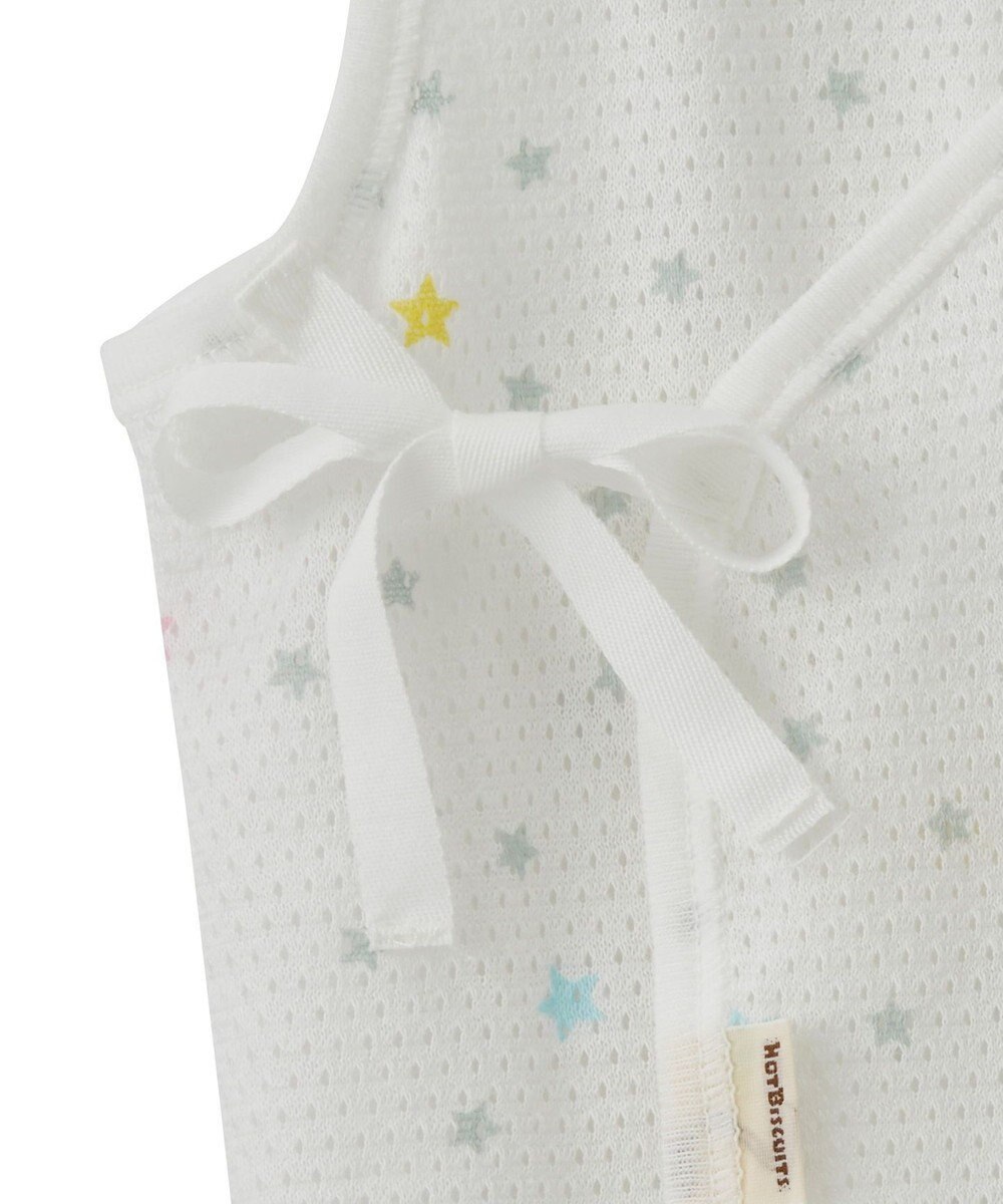 MIKI HOUSE HOT BISCUITS 【50-60cm】 メッシュ素材 ノースリーブ短肌着 