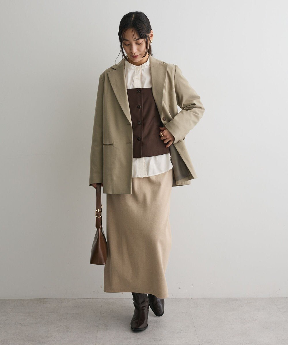 CRAFT STANDARD BOUTIQUE リブロングスカート 