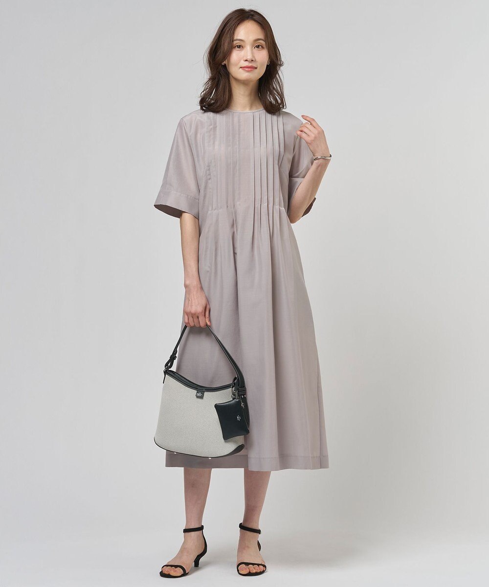 J.PRESS LADIES L エアリースパンボイル ワンピース 