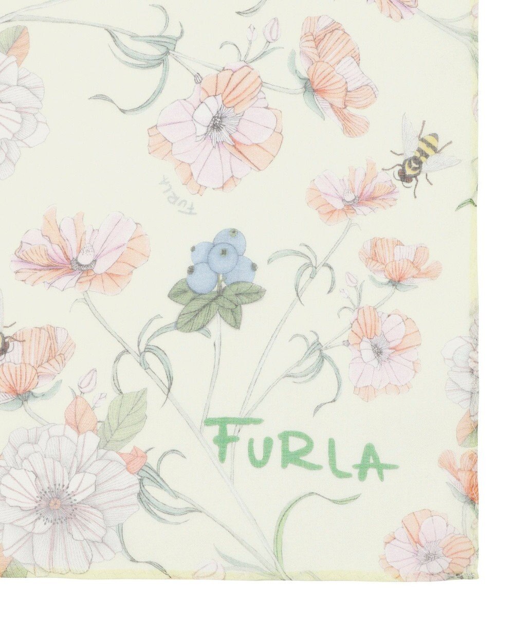 MOONBAT FURLA(フルラ) シルクシフォンロングスカーフ／35×150cm 