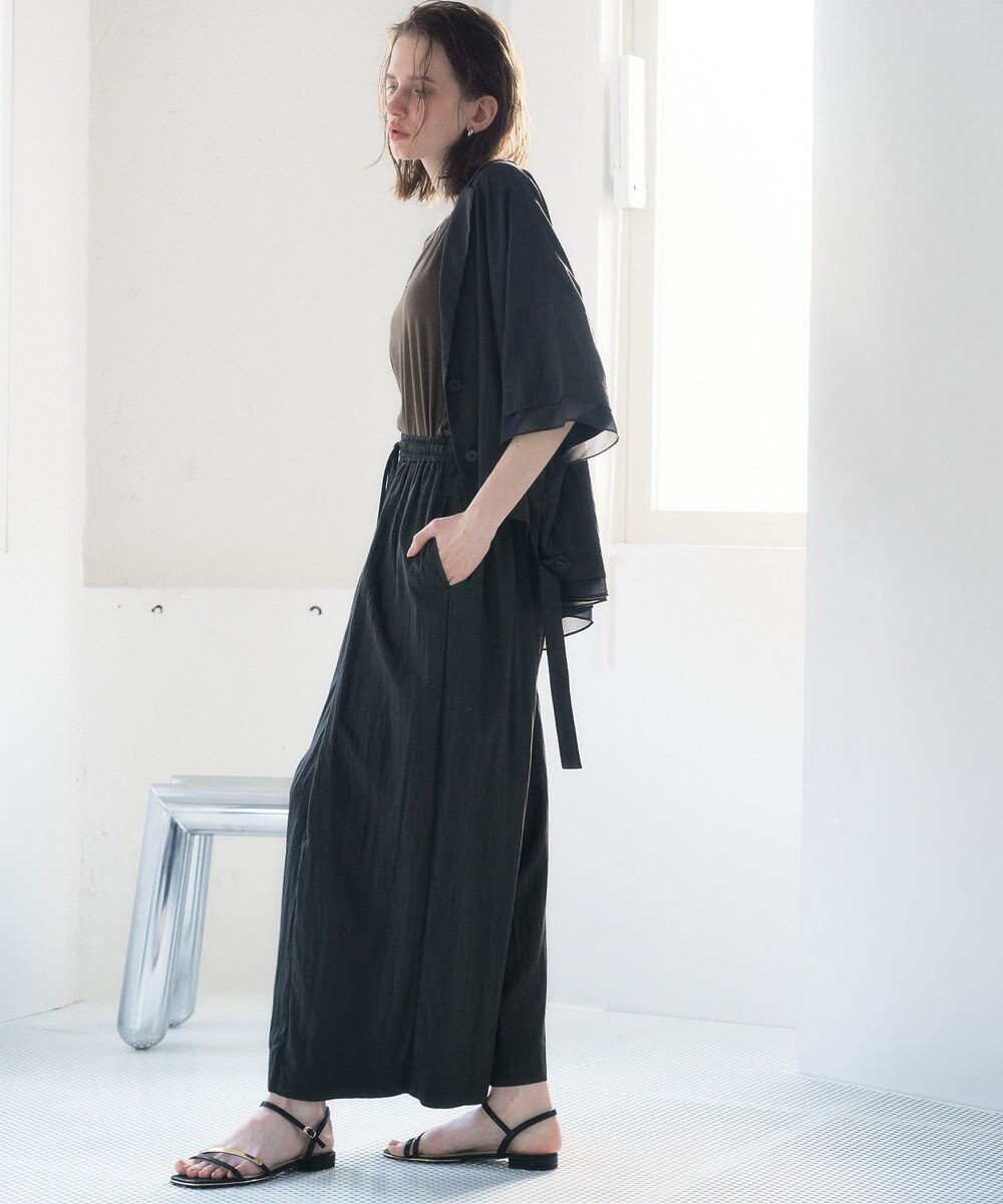 YECCA VECCA 【UVカット/遮熱/接触冷感】COOLタックワイドパンツ 