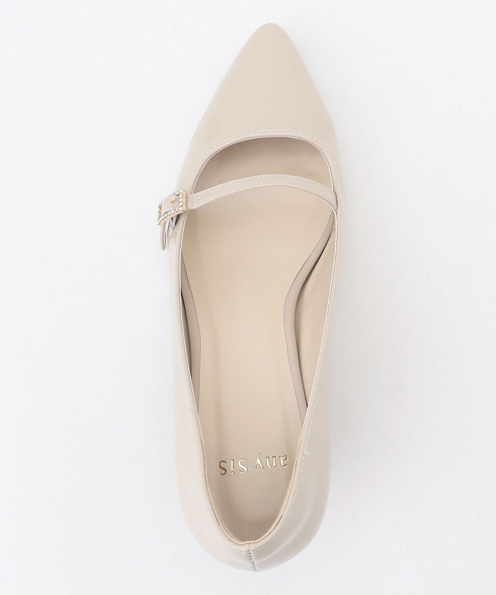 ANY SIS 【23.0~24.0cm】ミニストーンバックル パンプス 
