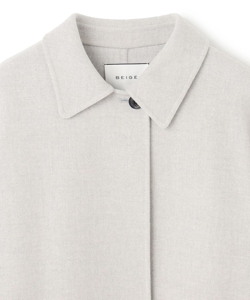 BEIGE， GRASSE / ステンカラーリバーショートコート 