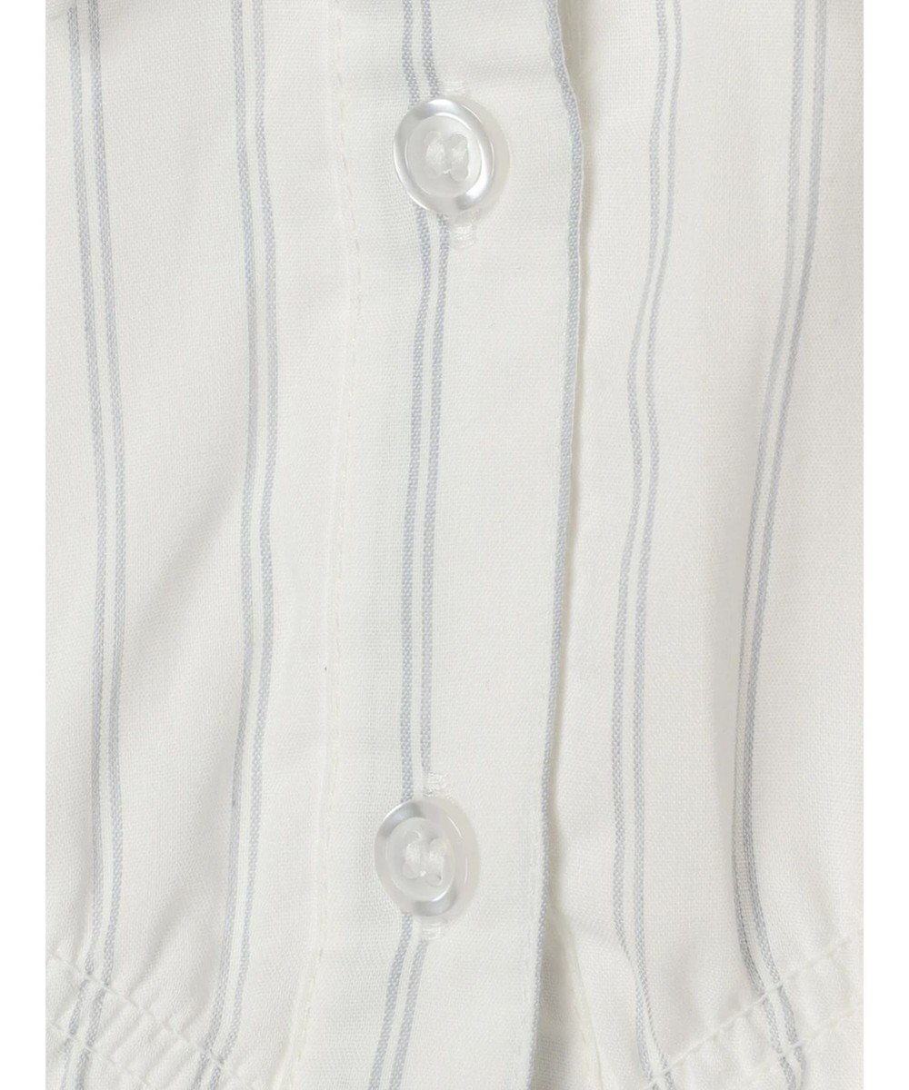 earth music&ecology ビスチェライクシャーリングシャツ（ストライプ） 