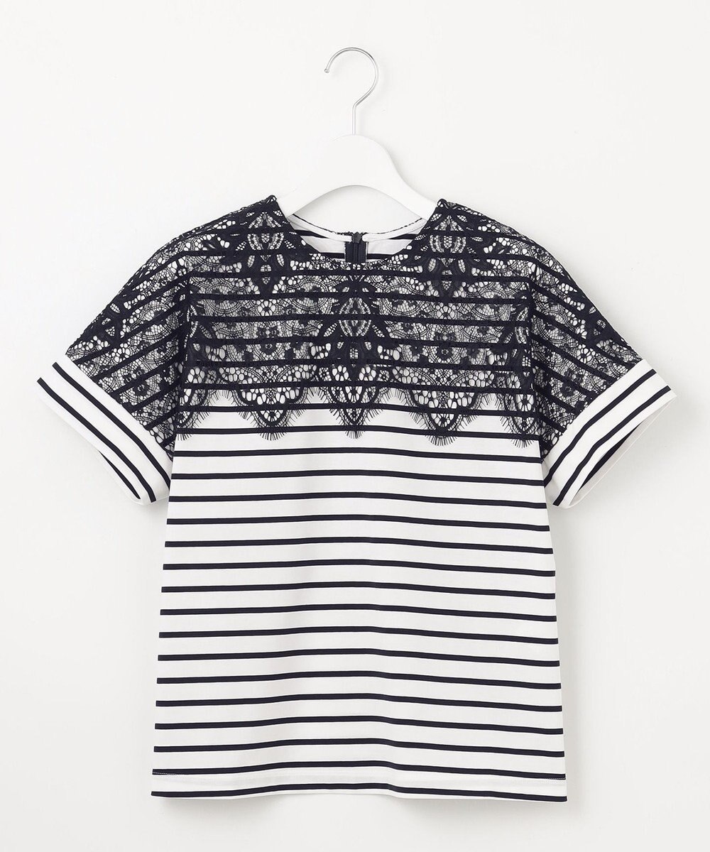 自由区 【洗える】レース Tシャツ 