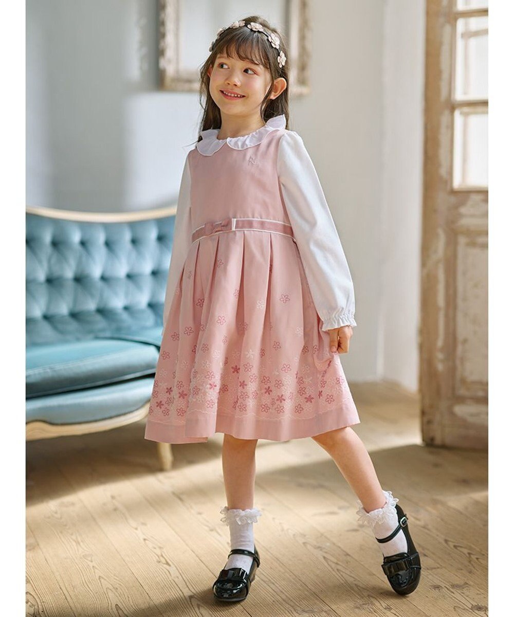 組曲 KIDS 【110-140㎝】シフォンカラー ブラウス 