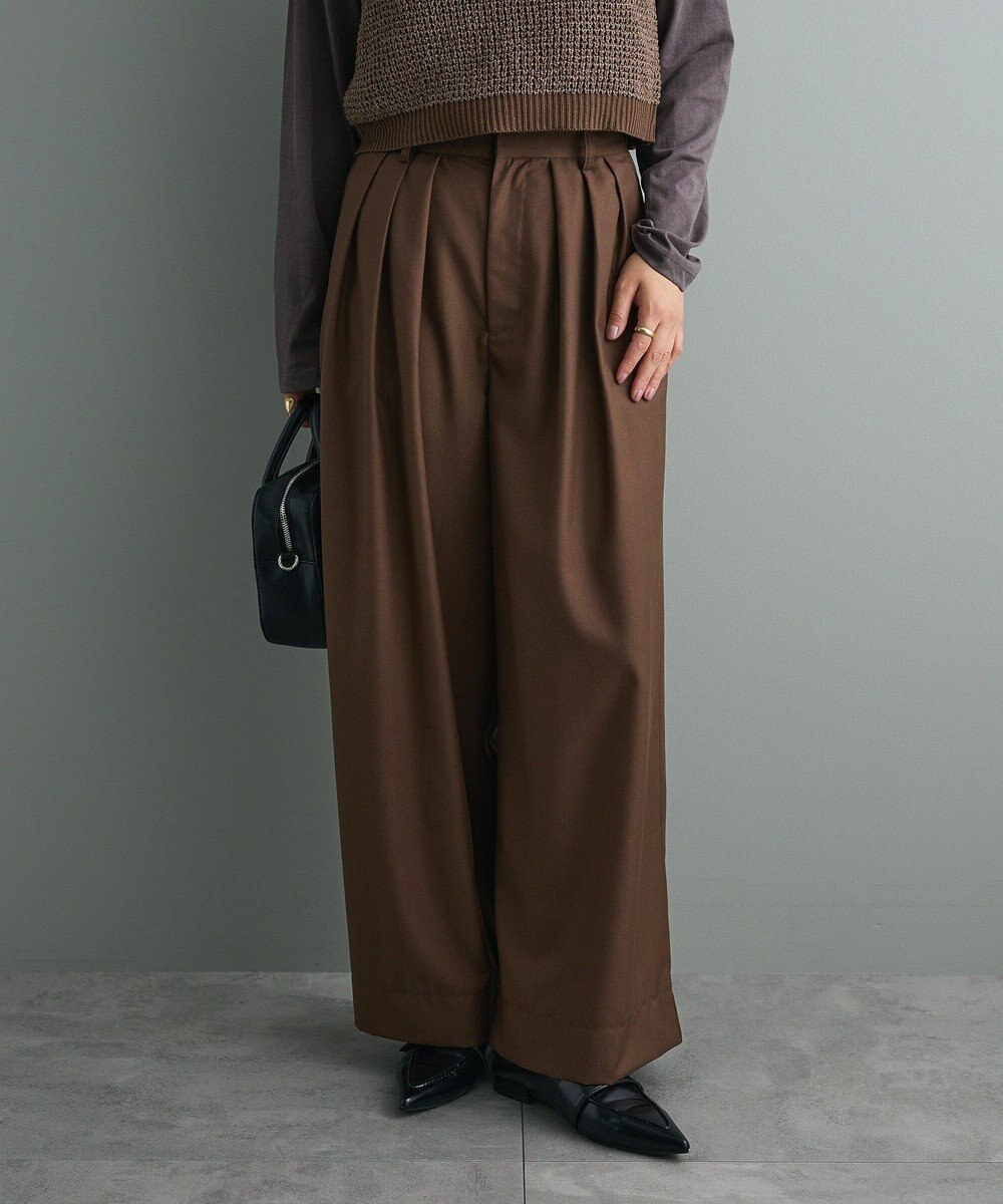 CRAFT STANDARD BOUTIQUE ３タックワイドスラックス 