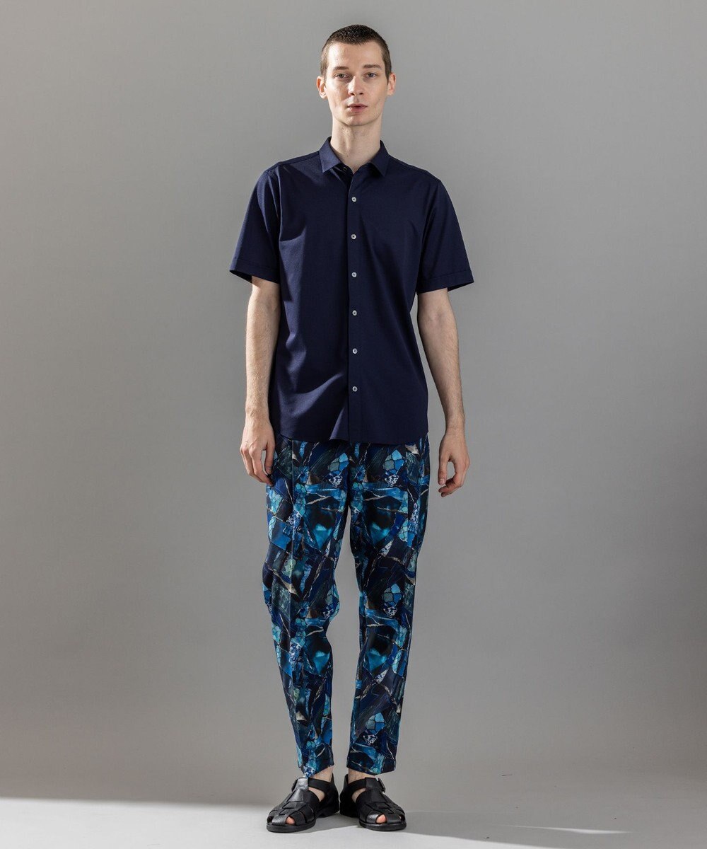 JOSEPH HOMME 【新柄】テクノボイルストレッチ ドロスト付きワイドテーパードパンツ / TEDDY CONVERTIBLE 