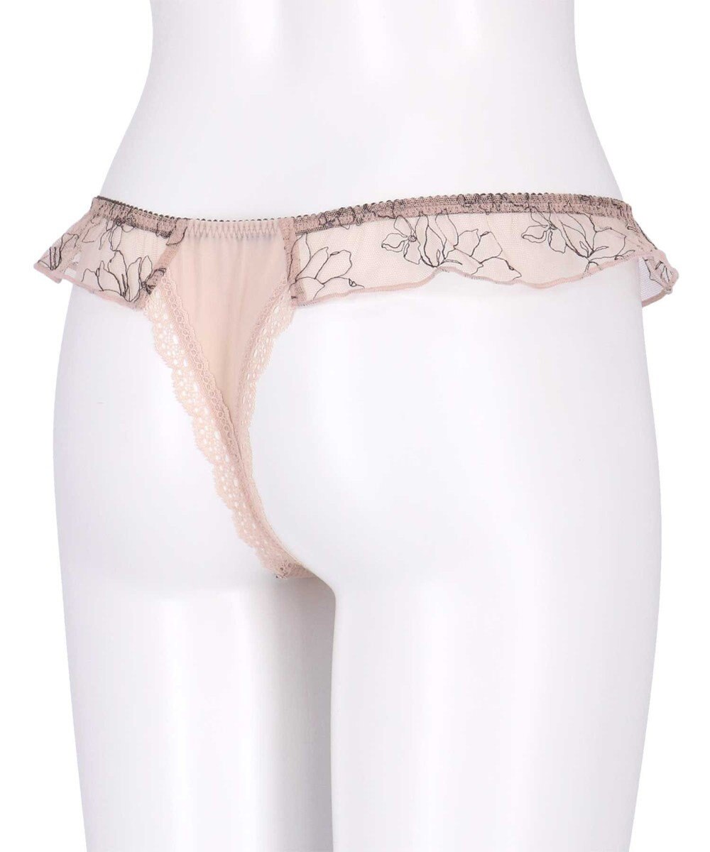 AMPHI Ｔバックショーツ 【BRAGENIC ブラジェニック 盛り胸タイプ】 BMI446とペア アウターにひびきにくい(後ろ裾) ソング ショーツ PMI546 アンフィ／ワコール 