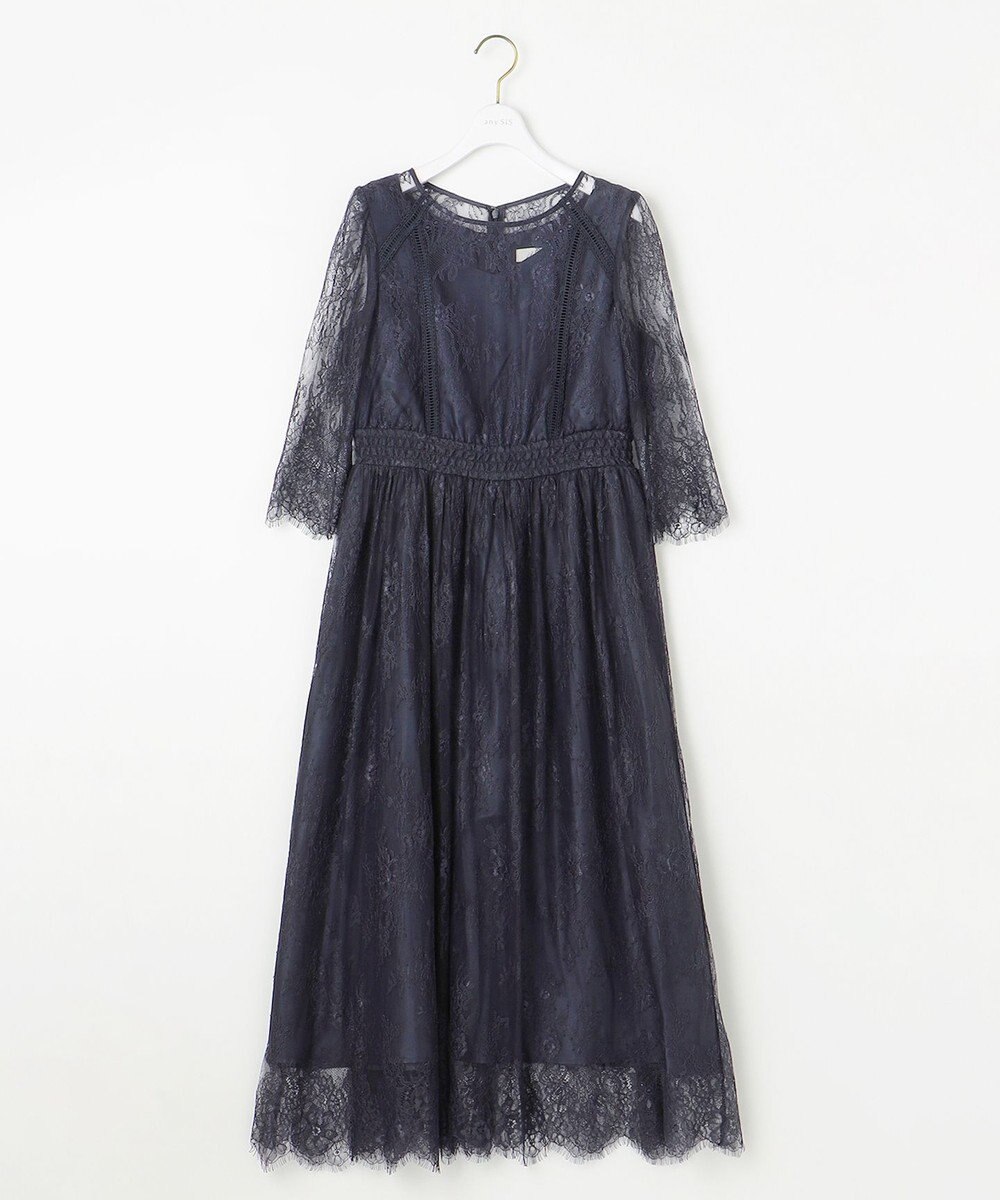 ANY SIS 【洗える】パネルレース ドレス 