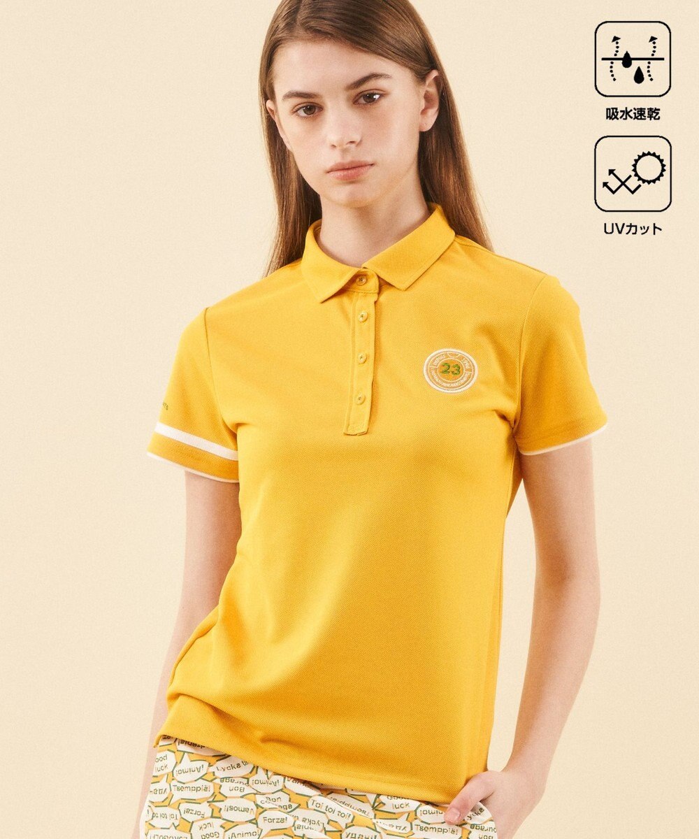 23区GOLF 【WOMEN】【吸水速乾/UVカット】エイトロックポロシャツ 