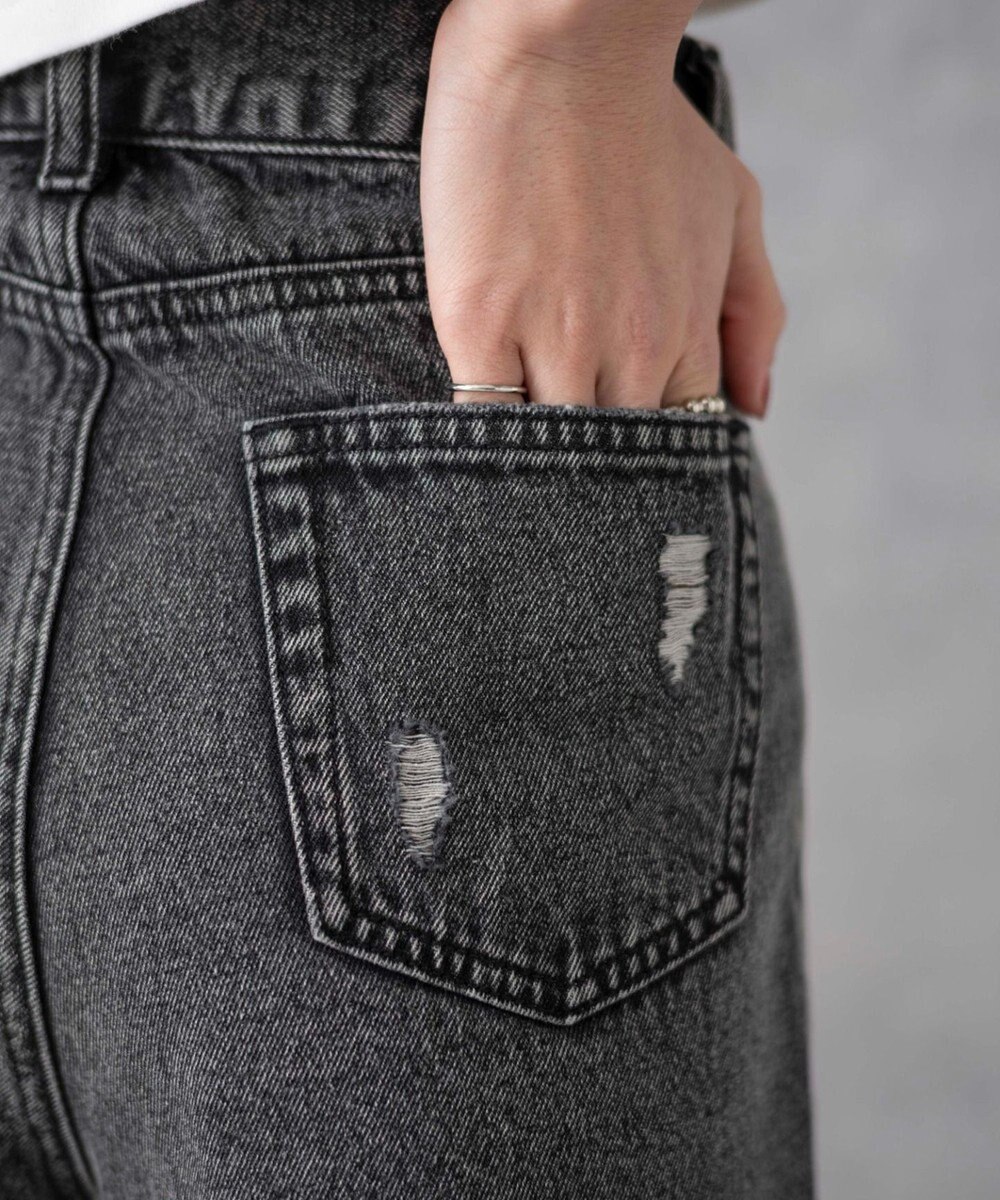 WEGO ダメージデニムショートパンツ 