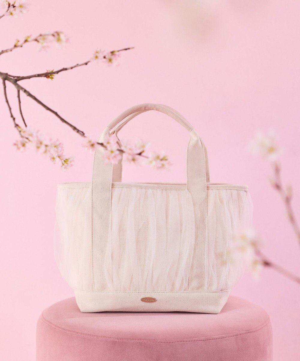 TOCCA GATHER TULLE TOTE キャンバストート 