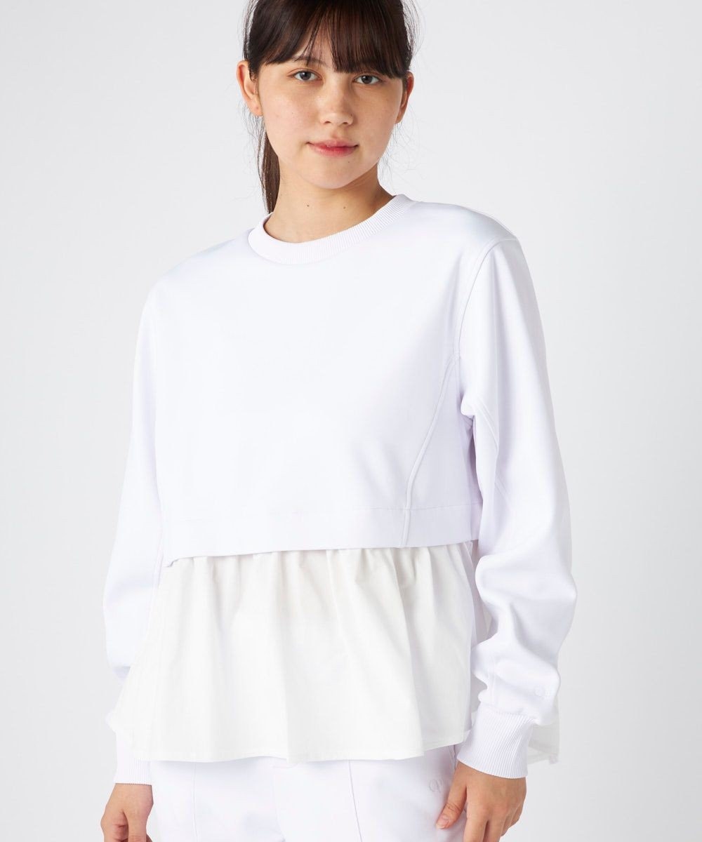 OP／FILA 【ocean pacific】らくティブ/異素材ミックスダンボールプルオーバー 