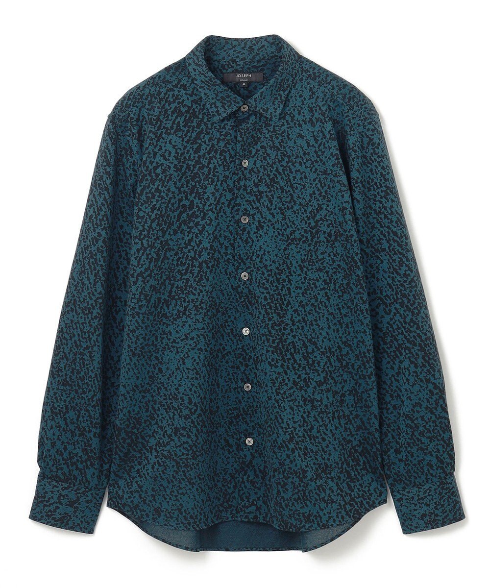 JOSEPH HOMME バークジャガードジャージー   レギュラーカラーシャツ 
