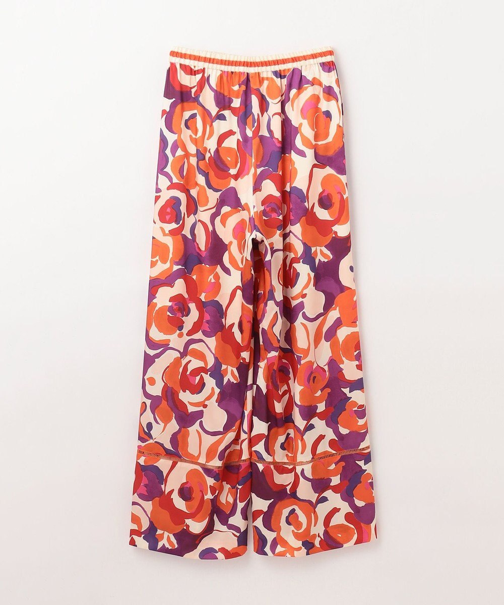 GRACE CONTINENTAL ペイントカラーワイドパンツ 