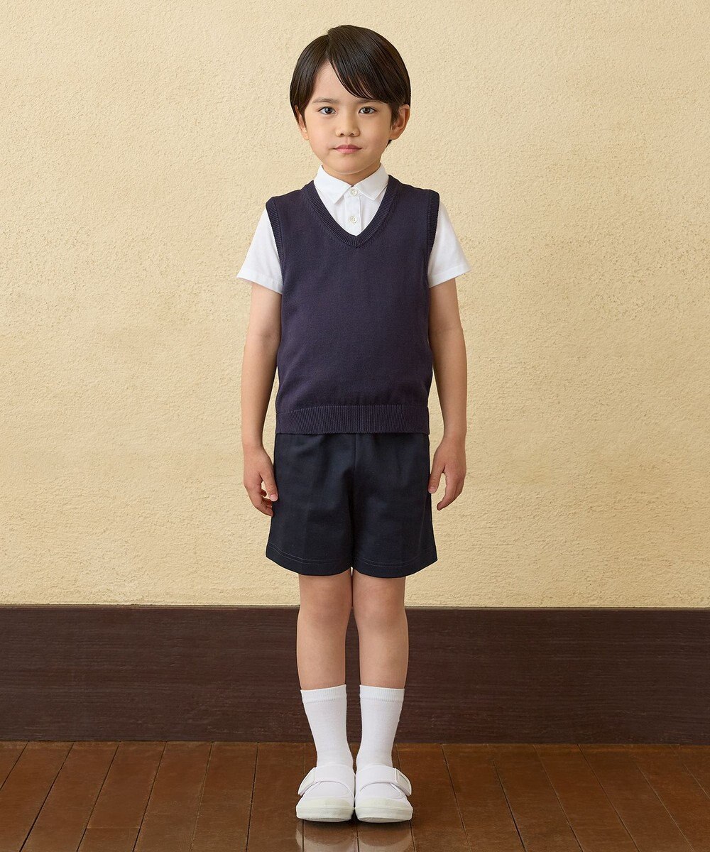 MIKI HOUSE HOT BISCUITS 【90-130cm】天竺素材の半袖シャツ 