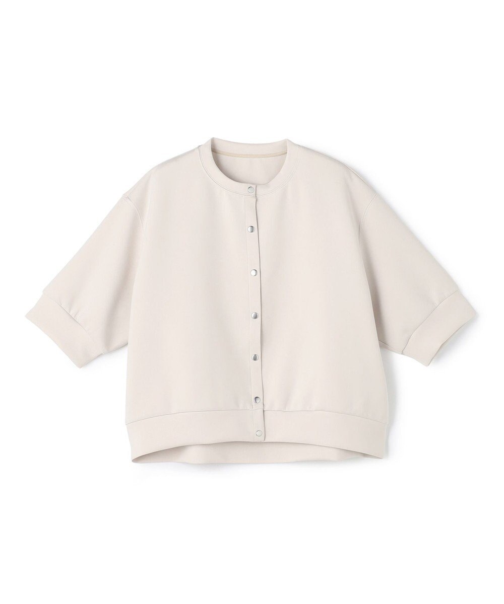 UNFILO 【VERY掲載】BEAUTY FORM JERSEY light スナップカーディガン 