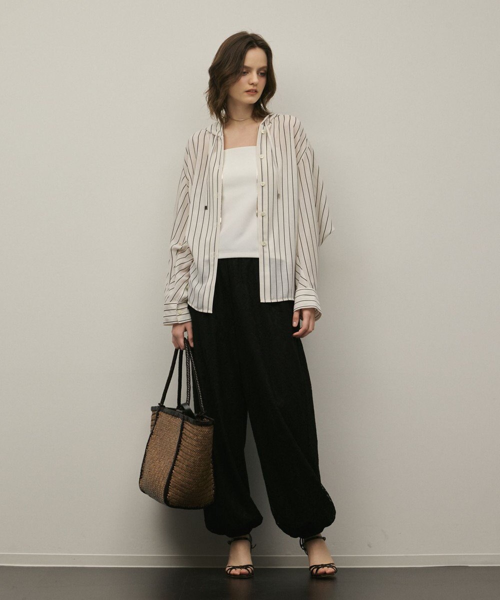 GRACE CONTINENTAL フードシャツ 