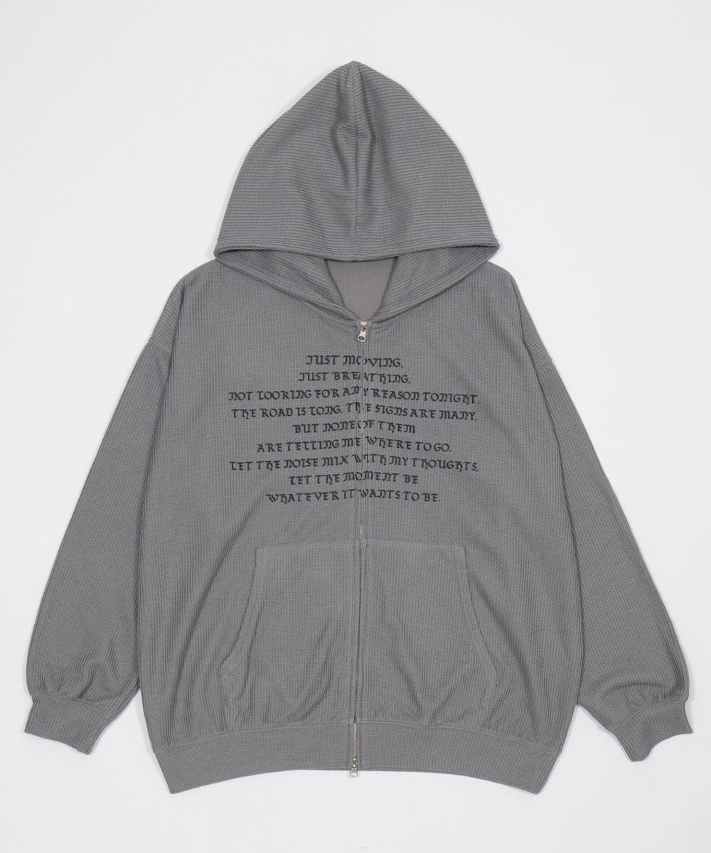 WEGO 【ユニセックス着用ITEM】メッシュZIPパーカー 