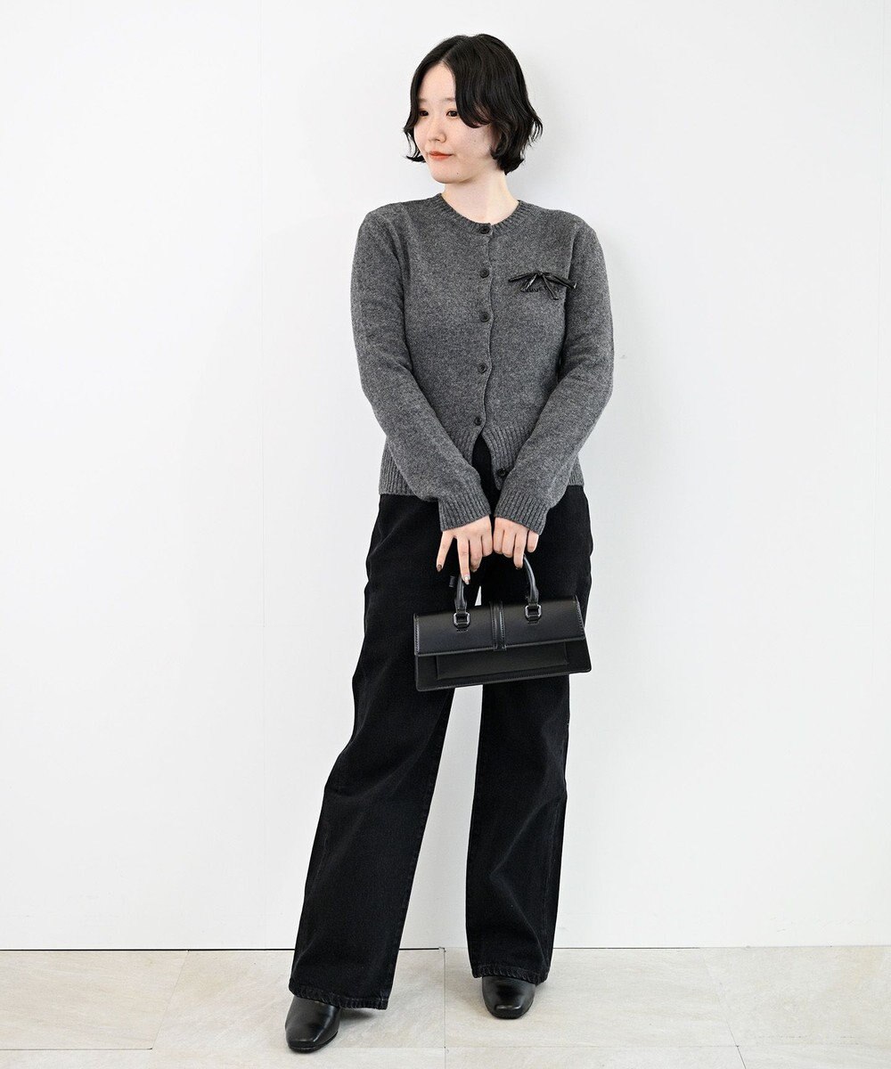 woadblue ＜坪田あさみさんコラボ＞SALUU サルーノアール /デニムパンツ ブラック 