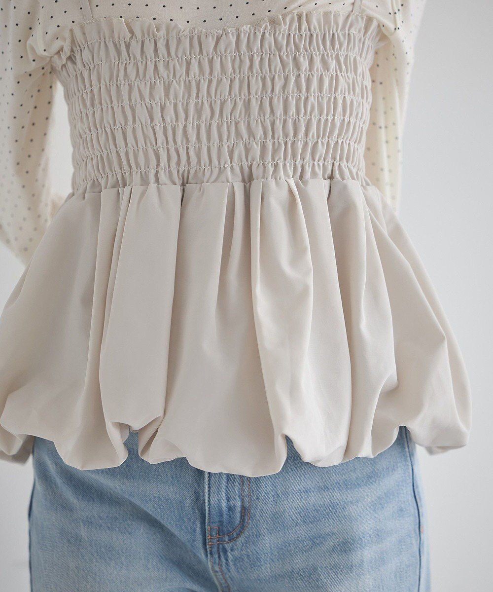 earth music&ecology バルーンビスチェ 