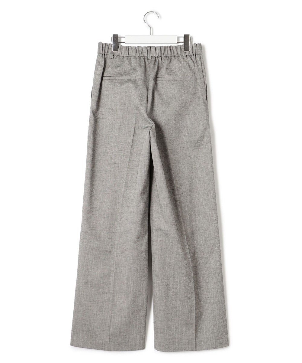23区 【セットアップ対応/洗える】スラブツイードストレッチ ワイド パンツ 