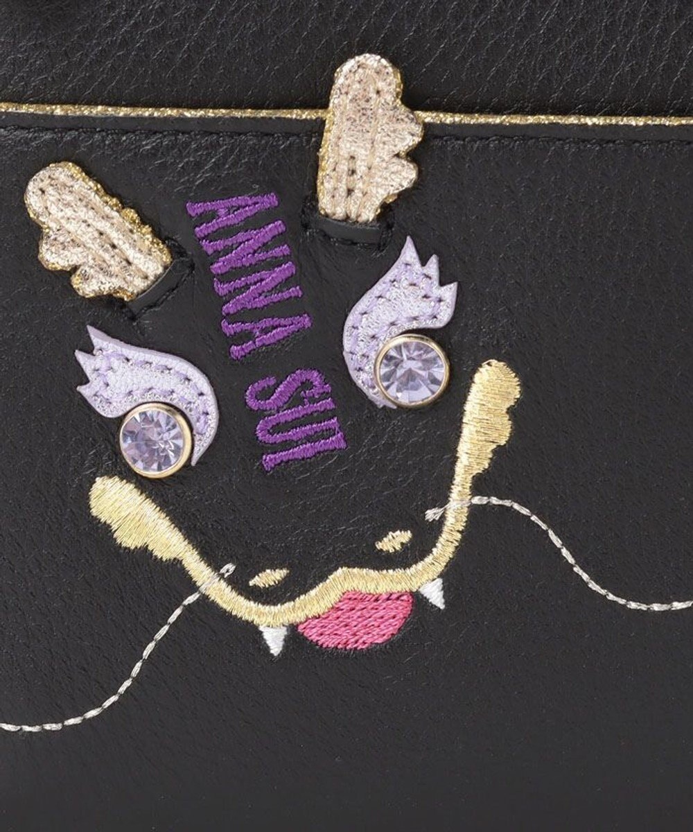 ファッションアナスイ(ANNA SUI) ニューイヤードラゴン Lファスナー薄マチ長財布