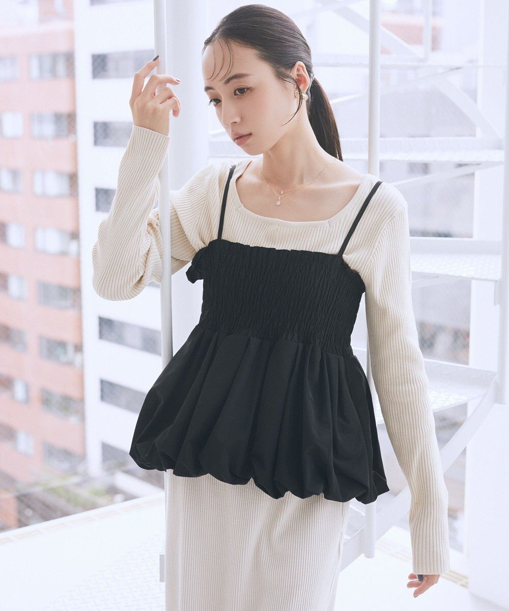 earth music&ecology バルーンビスチェ 