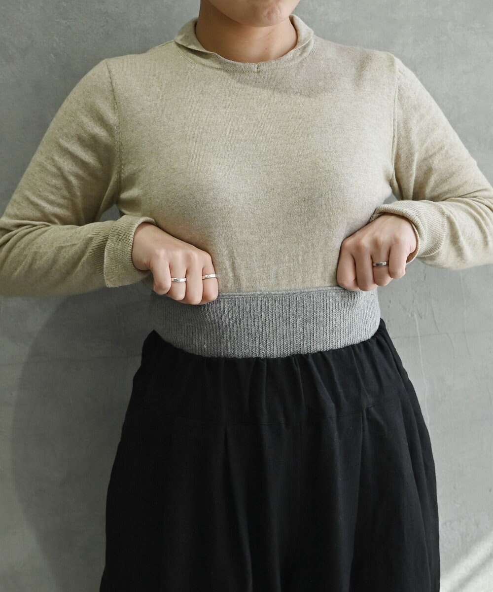 AND WOOL あったかレギンス 