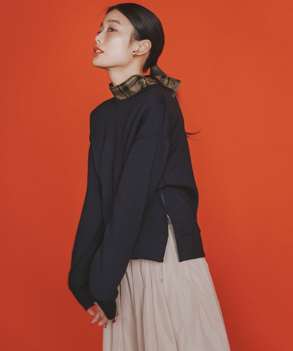 23区 L 【洗える】ライトメモリーウェザー フレアスカート 