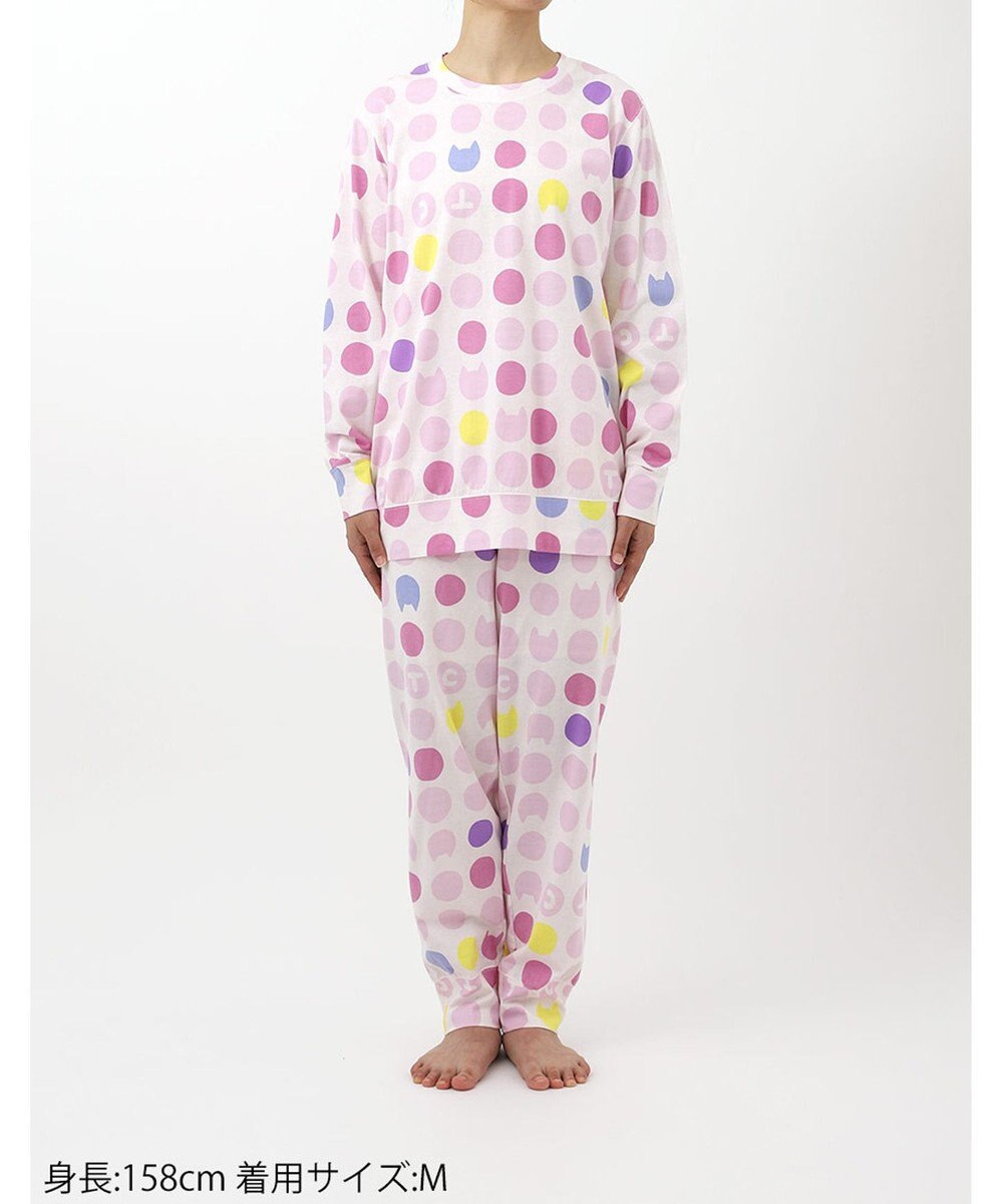 tsumori chisato SLEEP ツモリチサト パジャマ 長袖 長ズボン ルームウェア 綿100%(本体) 天竺素材 薄手 上下セット かぶりタイプ tsumori chisato SLEEP UDX554 /ワコール 
