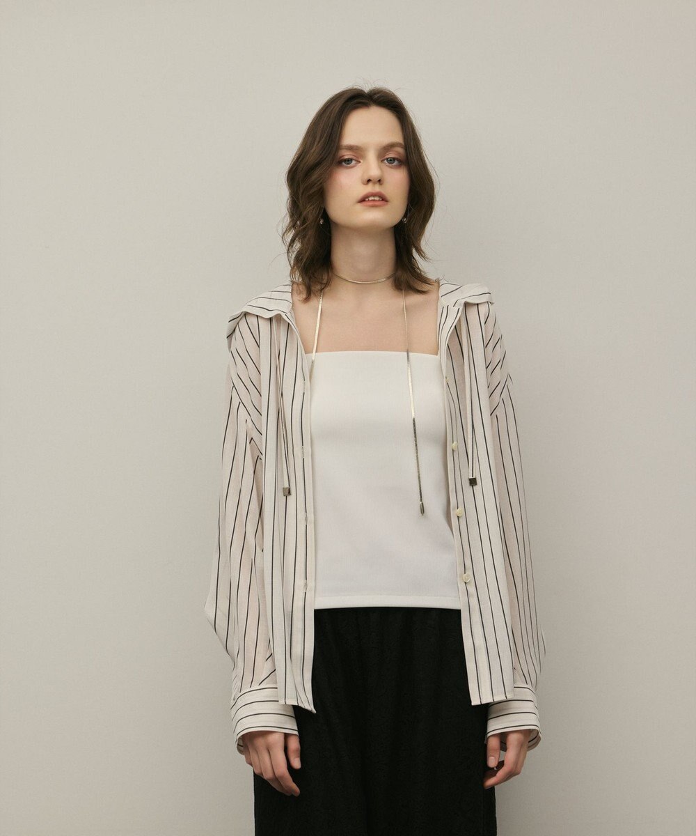 GRACE CONTINENTAL フードシャツ 