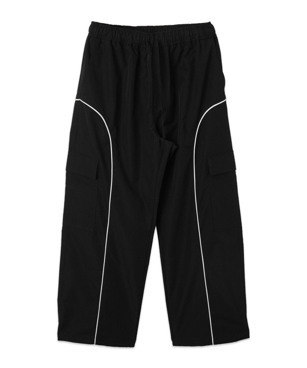 WEGO 【ユニセックス着用ITEM/ウエストゴム】イージーパイピングカーゴパンツ 