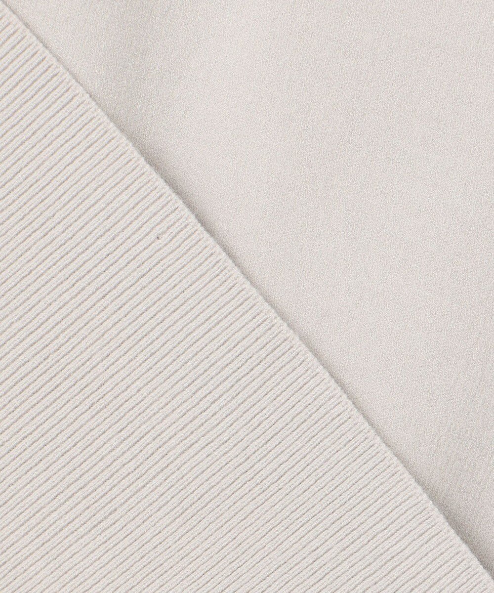 J.PRESS LADIES L 【洗える】RAYON STRETCH PLAIN Vネック カーディガン 