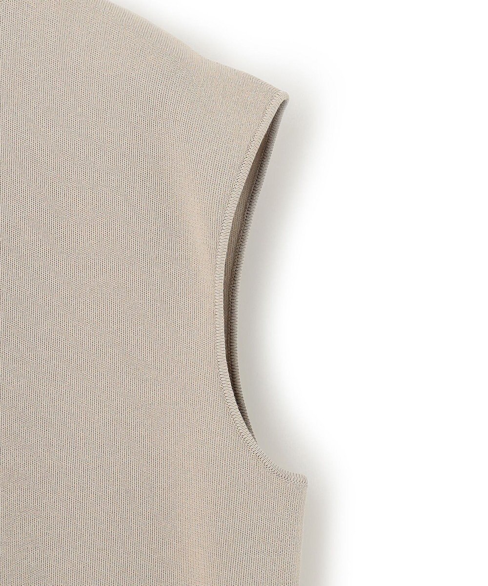 ICB 【洗える】 ドライコットンアセテート ノースリーブプルオーバー 