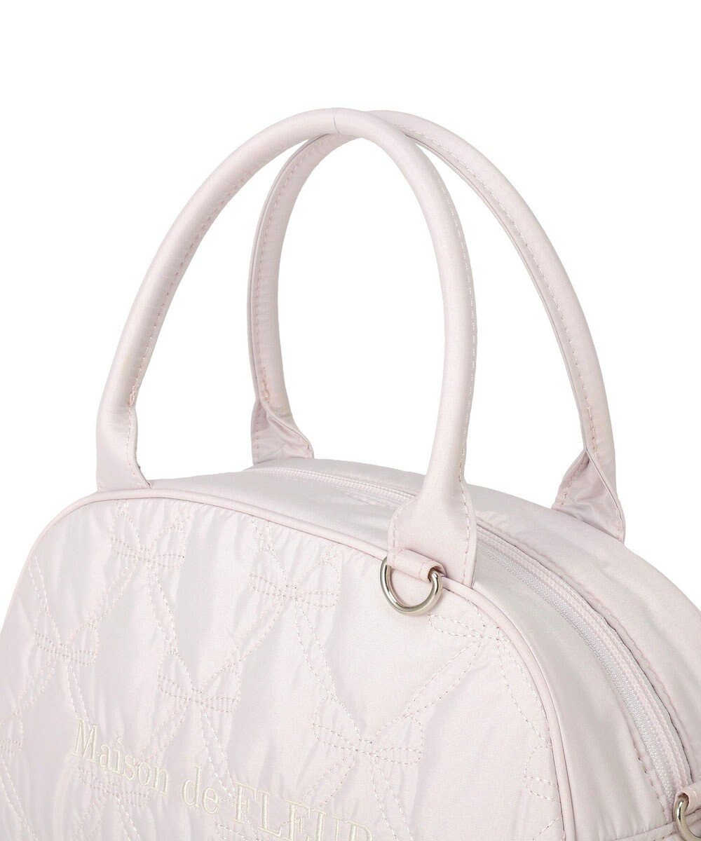 Maison de FLEUR リボンキルティング2Wayボストンバッグ 