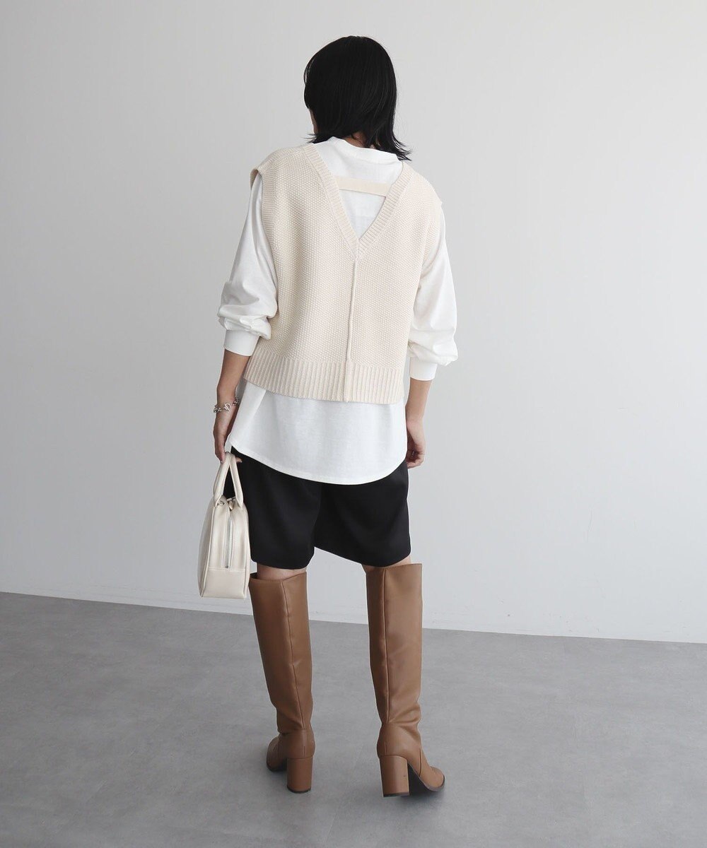 Green Parks ＳＥＴ２点　ニットベスト＋ロンＴＥＥ 