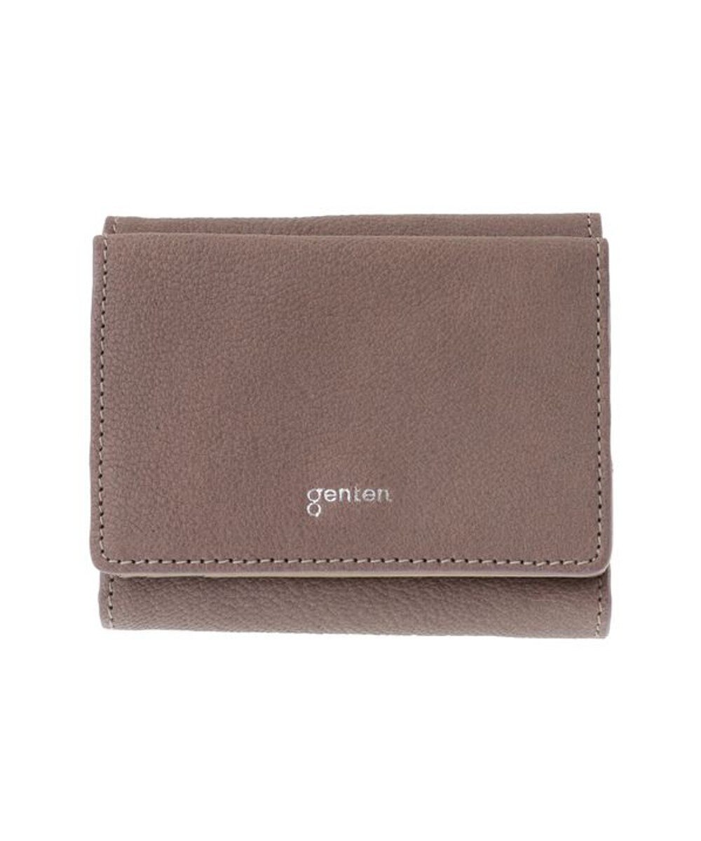 genten 【新型】フレスコ 三つ折り財布 