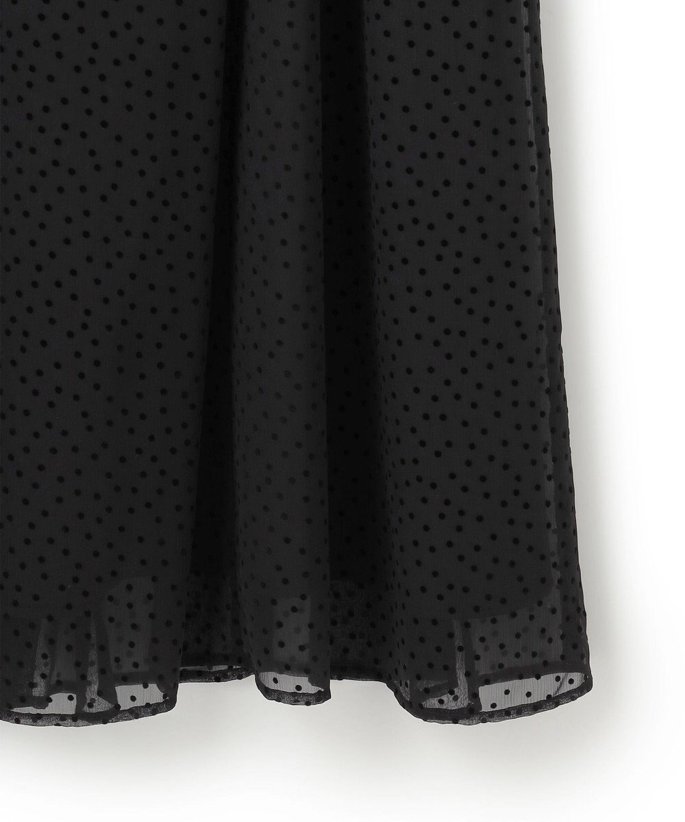 23区 【APPLAUDIR】シアードットフロッキー ボウタイリボンドレス 