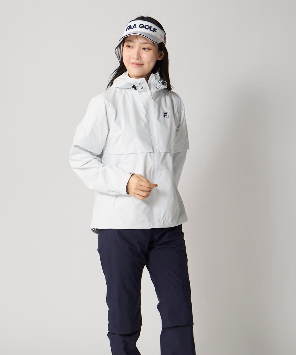 FILA GOLF／marie claire 【FILA GOLF】 収納袋付きレインウェア上下セット 