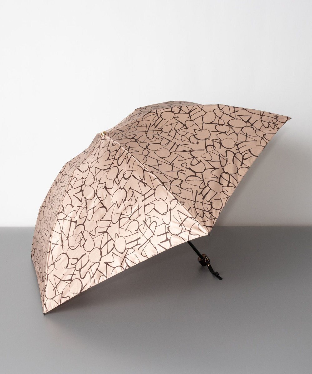 Beaurance（ビューランス）モノグラムプリント雨傘（折り畳みミニ傘 