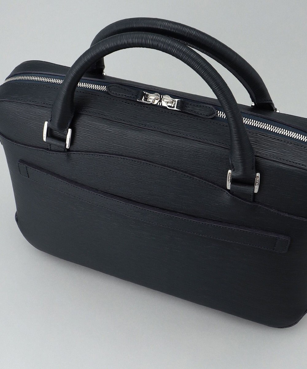 GOTAIRIKU 日本製【PELLE MORBIDA】型押しレザー ブリーフバッグ 