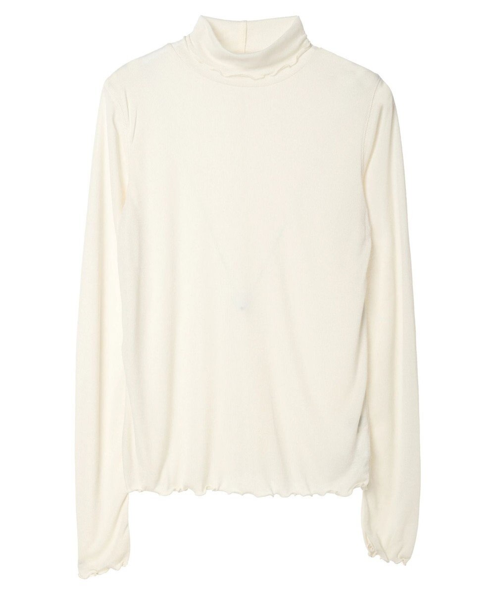 earth music&ecology シアータートルネックプルオーバー 