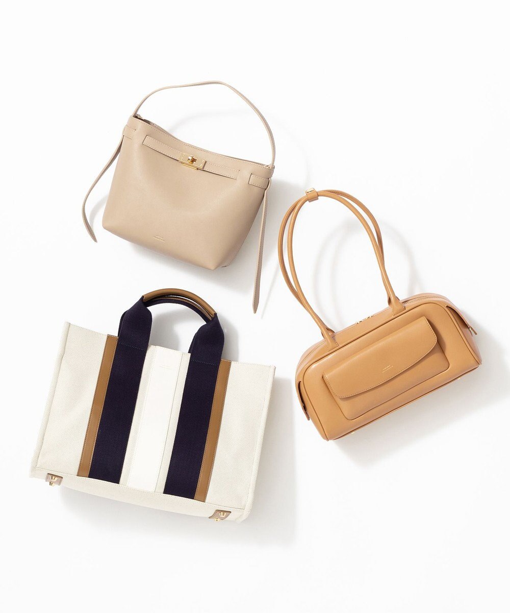 23区 【見上愛さん着用/VERY掲載】フラップポケット ボストンバッグ 