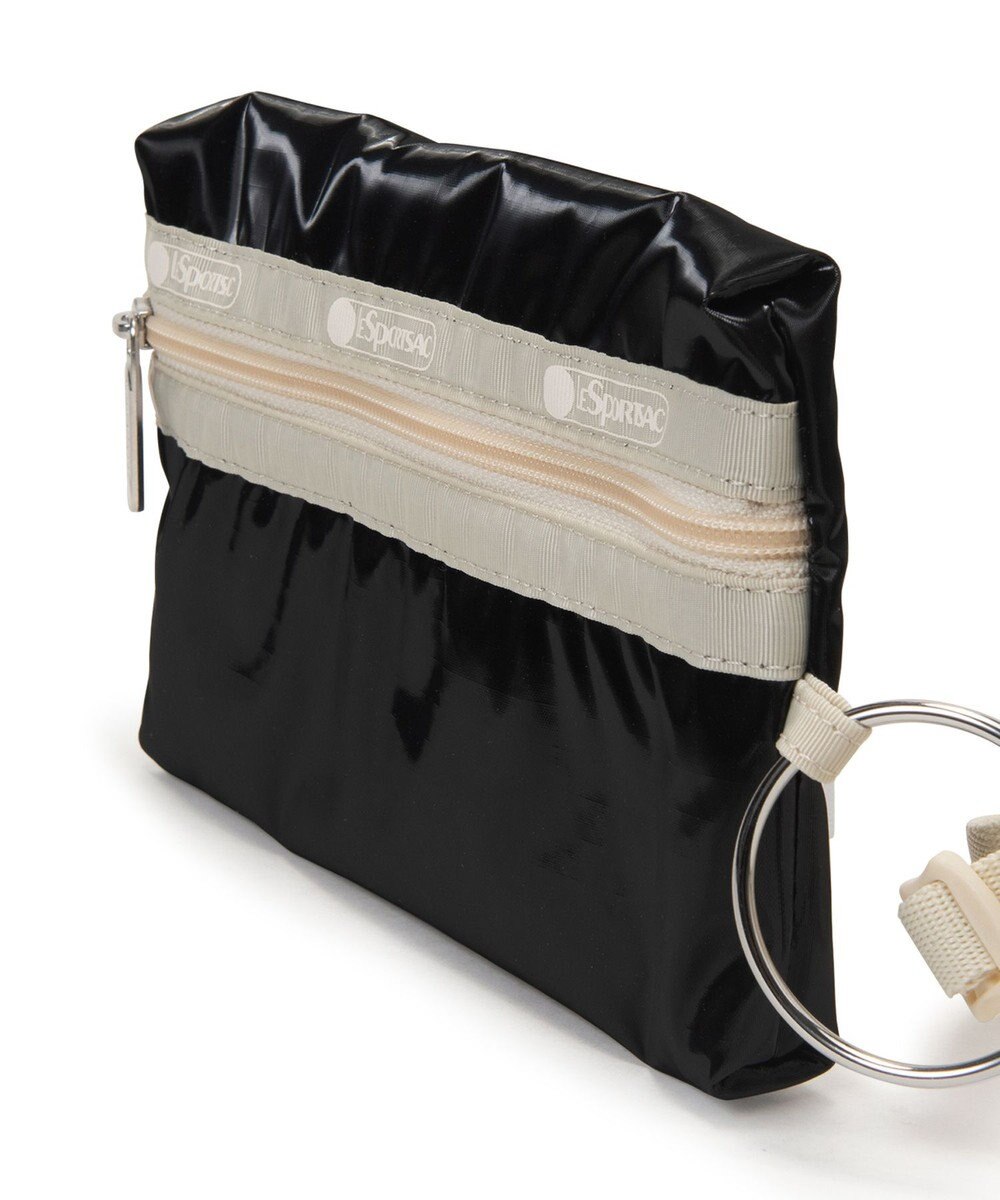LeSportsac MULTI POUCH WRISTLET/ベージュ/ブラックシャイン/メレンゲ 