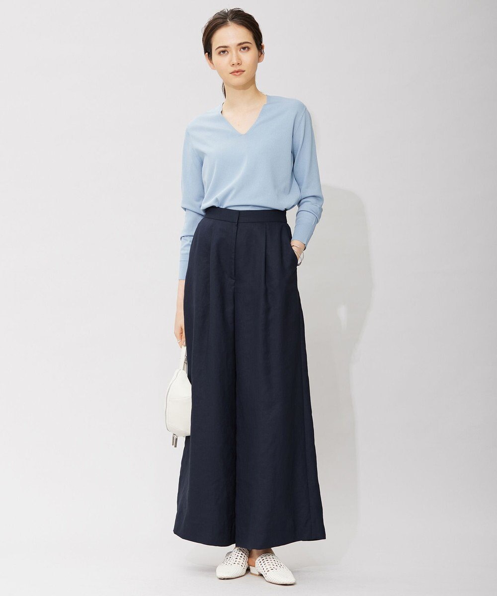 ICB 【WEB限定カラーあり】 シンセティックハイゲージ Vネックプルオーバー 