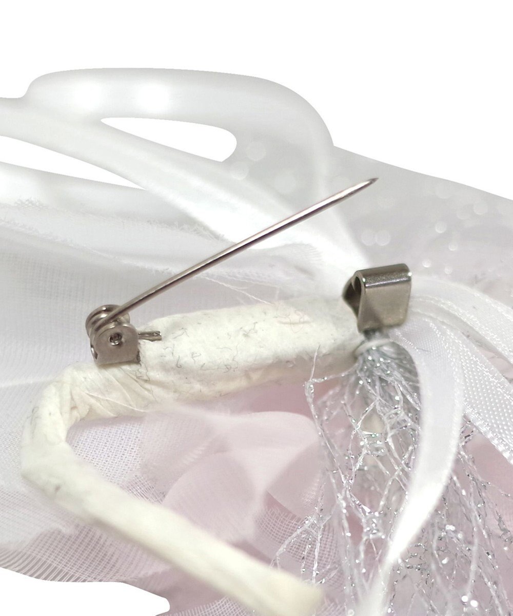 MIKI HOUSE HOT BISCUITS 【ミキハウス】 チュール付きコサージュ 