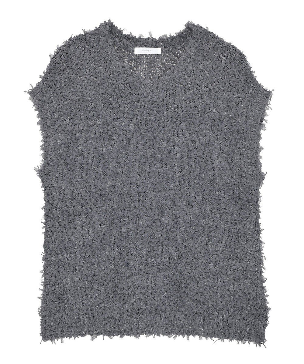 Green Parks ・ｓｗｉｎｇ　ｂｙ　チュールヤーンワイドプルオーバー 