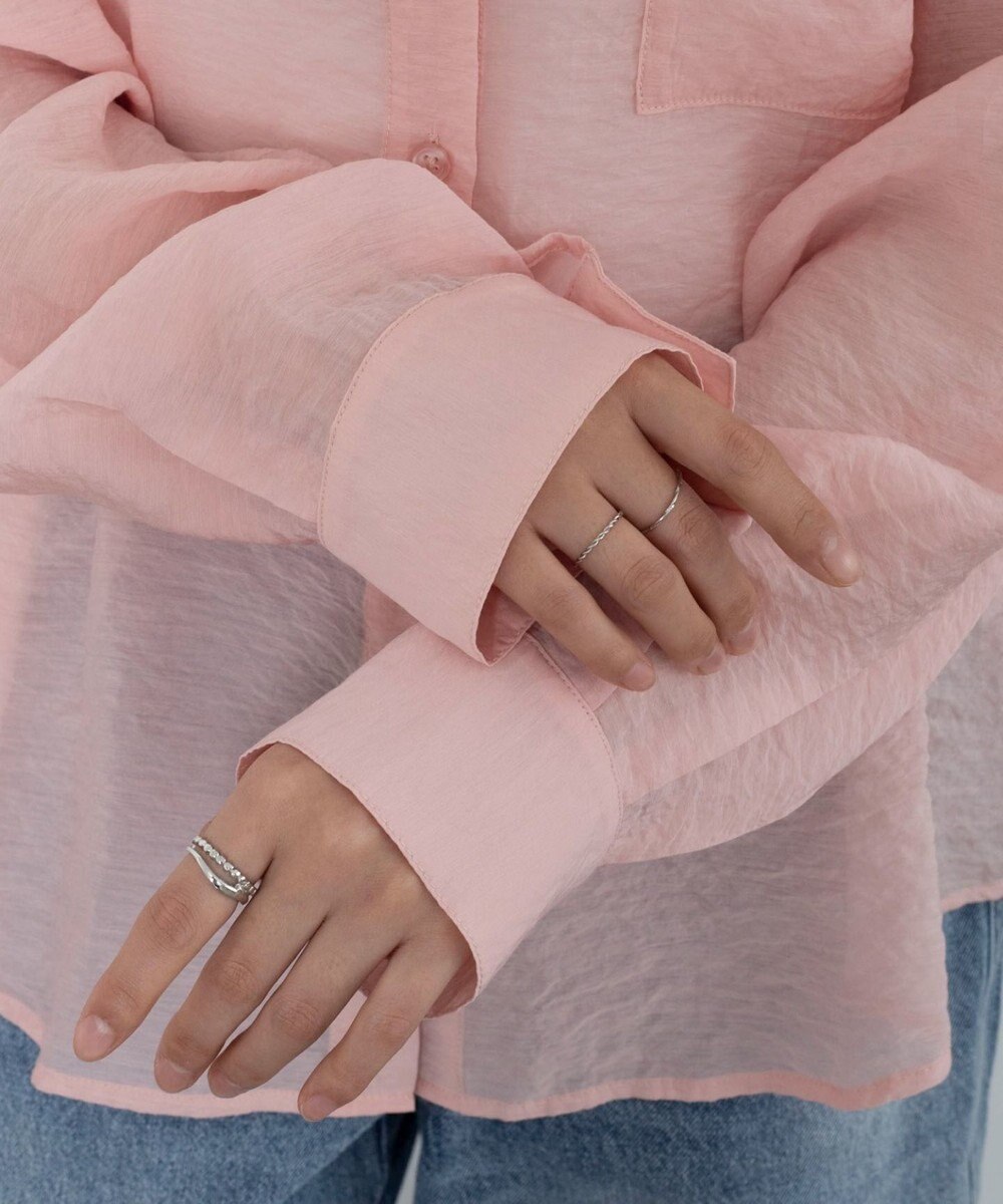 WEGO 【2026年春夏新作】シアーシャツ 